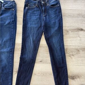 KanCan Deep Indigo Skinny Jeans- 2 Pairs Size 3/25